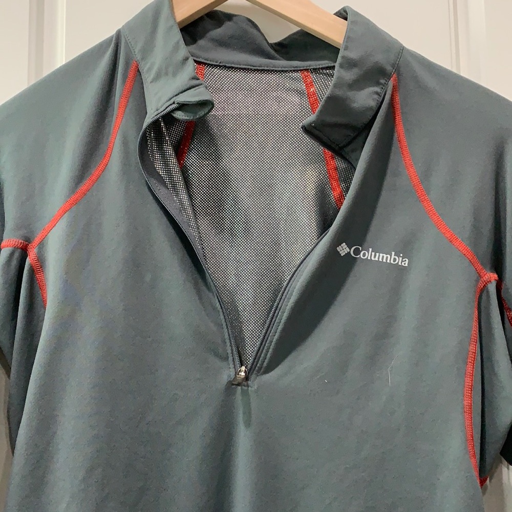 Men’s Columbia Pullover (gray/red)